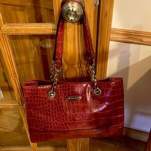 Anne Klein Scarlett Red Shoulder Bag!